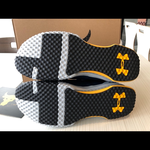 UA Project Rock 1 Training Shoes Sz 10.5 Navy - Picture 3 of 5